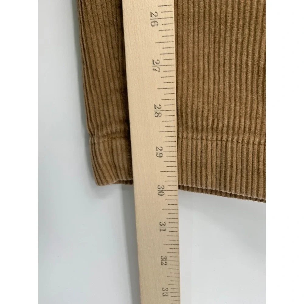 Brooks Brothers Corduroy Pants Mens 33x30 Brown Wide Straight Leg Preppy Fall